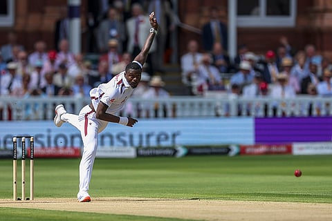 West Indies' Jayden Seales